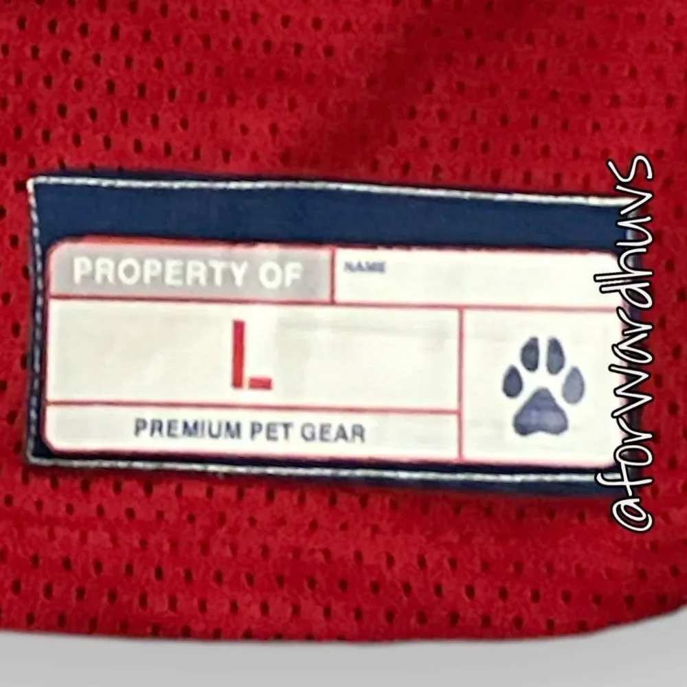 University of Alabama Crimson Tide Dog Jersey Size Large